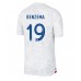 Frankrike Karim Benzema #19 Replika Borta matchkläder VM 2022 Korta ärmar